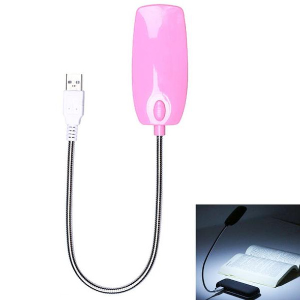 Sunshine S28 Flexible LED Reading Light , 28 LEDs Portable USB Powered Night Light(Pink)