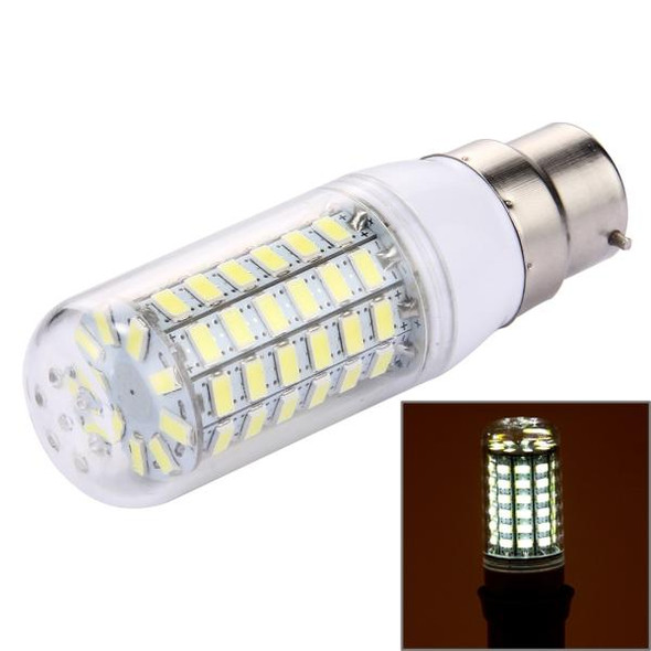 B22 5.5W 69 LEDs SMD 5730 LED Corn Light Bulb, AC 12-60V (White Light)