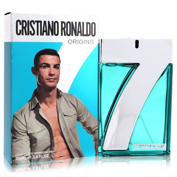 Cristiano Ronaldo Cr7 Origins by Cristiano Ronaldo Eau De Toilette Spray (Unboxed) 3.4 oz for Men