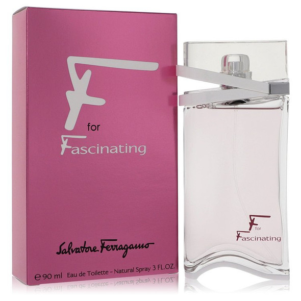 F for Fascinating by Salvatore Ferragamo Eau De Toilette Spray (Unboxed) 1.7 oz for Women