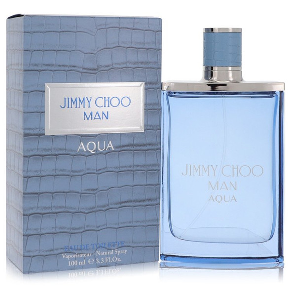 Jimmy Choo Man Aqua by Jimmy Choo Eau De Toilette Spray (Unboxed) 3.3 oz for Men