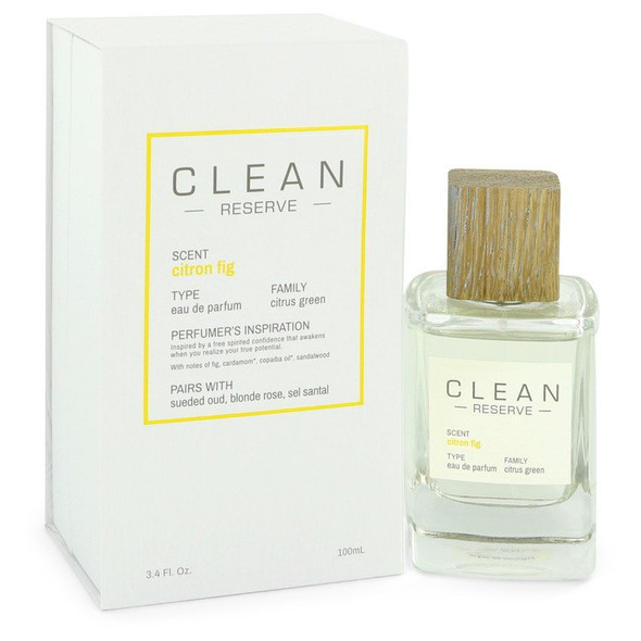 Clean Reserve Citron Fig by Clean Eau De Parfum Spray 3.4 oz for Women