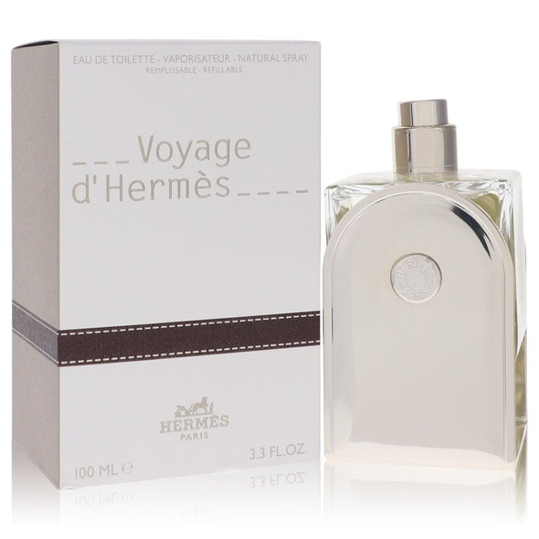 Voyage D'Hermes by Hermes Eau De Toilette Spray Refillable (Unisex Unboxed) 3.3 oz for Men