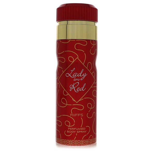 Riiffs Lady In Red by Riiffs Perfumed Body Spray 6.67 oz for Women