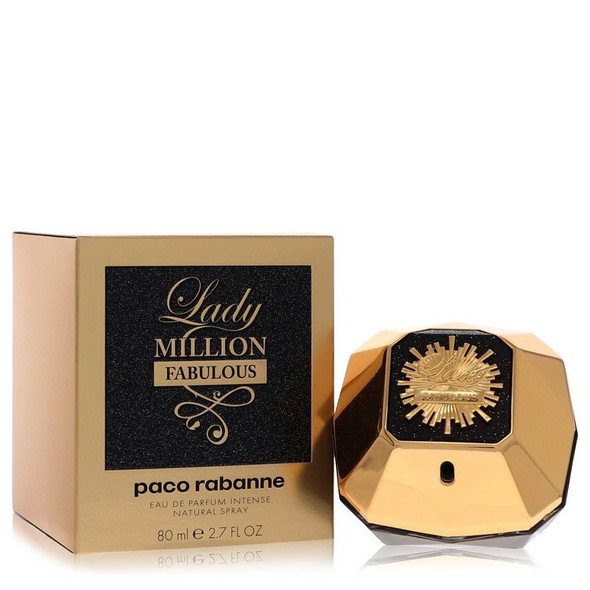 Lady Million Fabulous by Paco Rabanne Eau De Parfum Intense Spray (Unboxed) 2.7 oz for Women