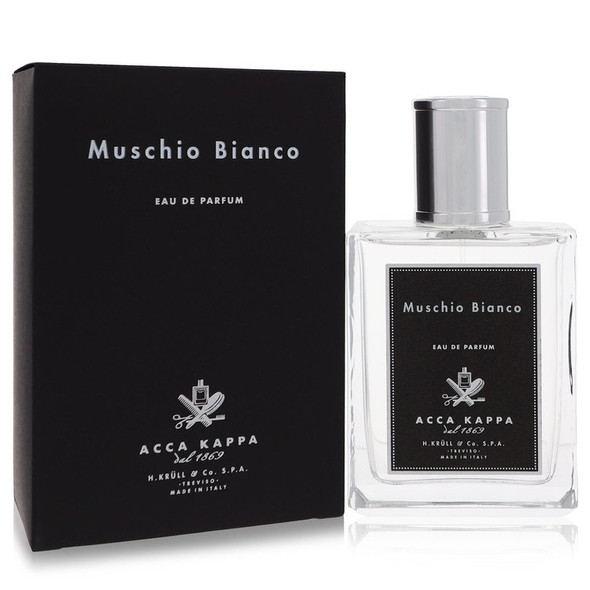 Muschio Bianco (White Musk/Moss) by Acca Kappa Eau De Parfum Spray (Unisex Unboxed) 3.3 oz for Women