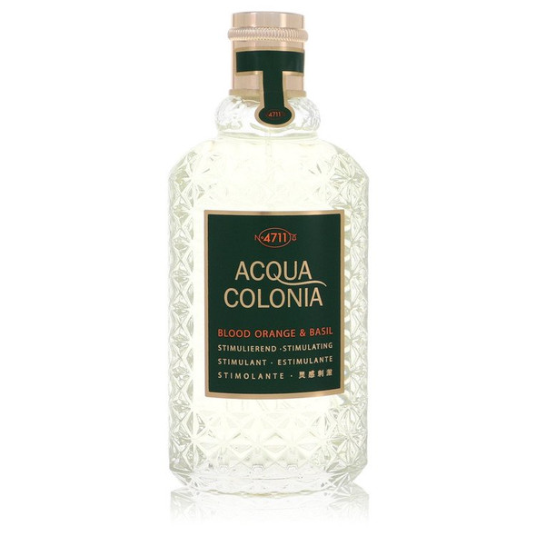 4711 Acqua Colonia Blood Orange & Basil by 4711 Eau De Cologne Spray (Unisex Unboxed) 5.7 oz for Women