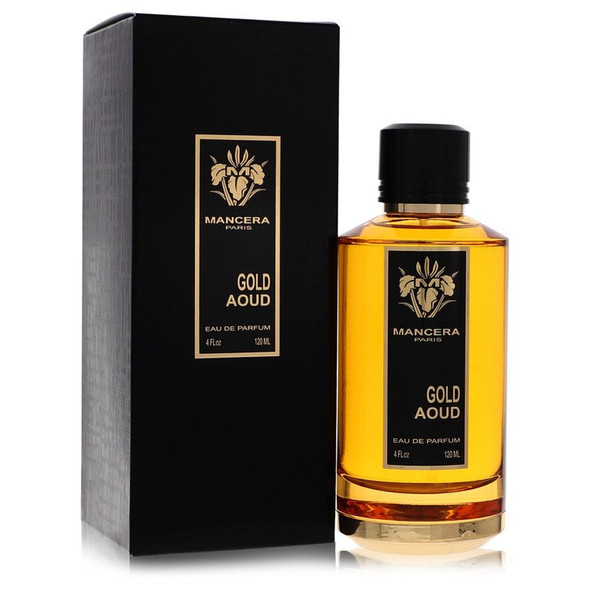 Mancera Gold Aoud by Mancera Eau De Parfum Spray (Unisex Unboxed) 4 oz for Women