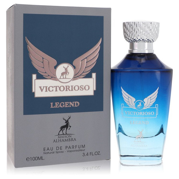 Victorioso Legend by Maison Alhambra Eau De Parfum Spray (Unboxed) 3.4 oz for Men