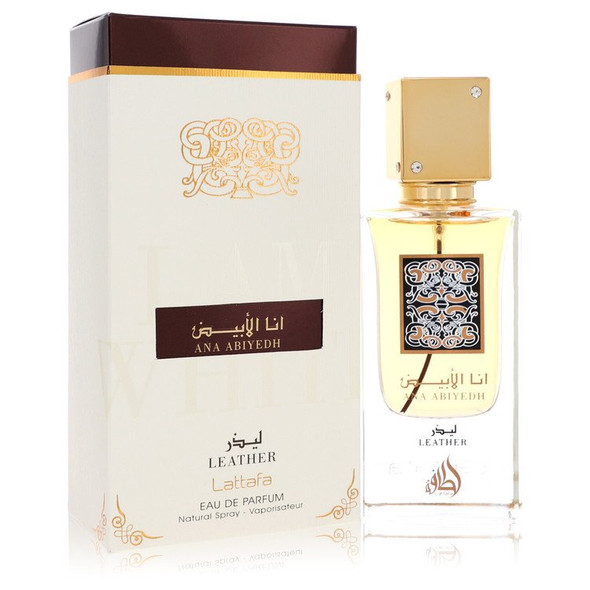 Ana Abiyedh Leather by Lattafa Eau De Parfum Spray (Unisex Unboxed) 2 oz for Women