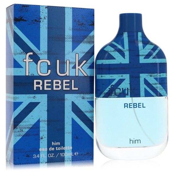 FCUK Rebel by French Connection Eau De Toilette Spray (Unboxed) 3.4 oz for Men
