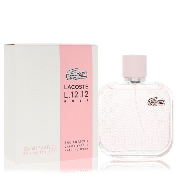 Lacoste Eau De Lacoste L.12.12 Rose Eau Fraiche by Lacoste Eau De Toilette Spray 1.1 oz for Women