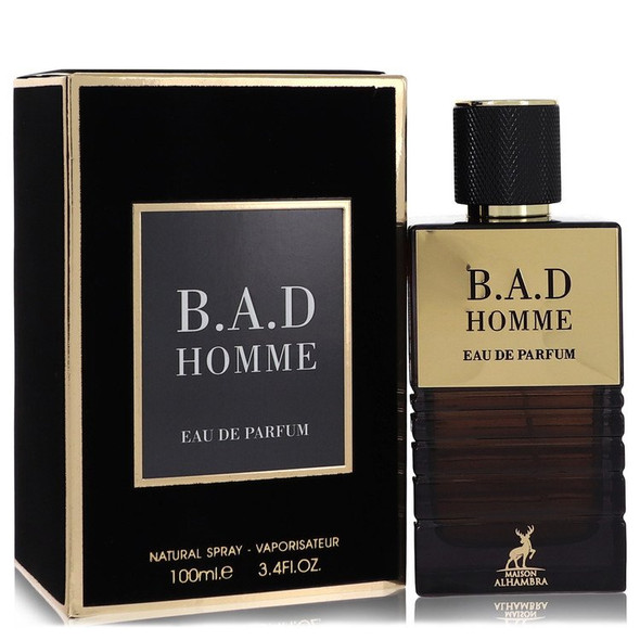 B.A.D Homme by Maison Alhambra Eau De Parfum Spray (Unboxed) 3.4 oz for Men