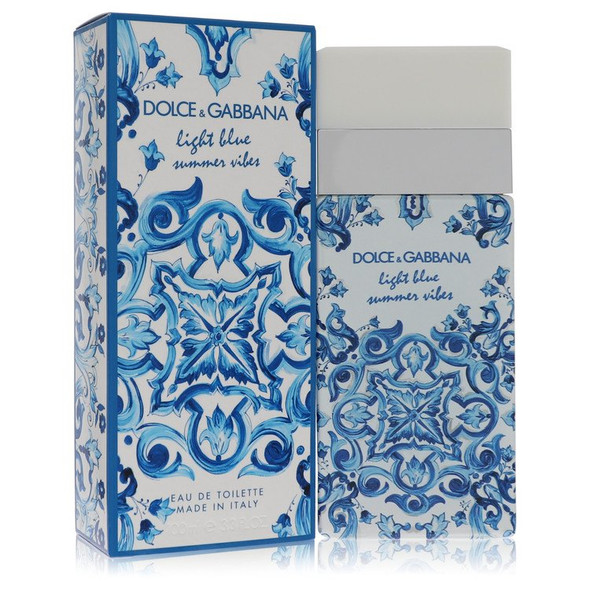 Light Blue Summer Vibes by Dolce & Gabbana Eau De Toilette Spray 3.4 oz for Women