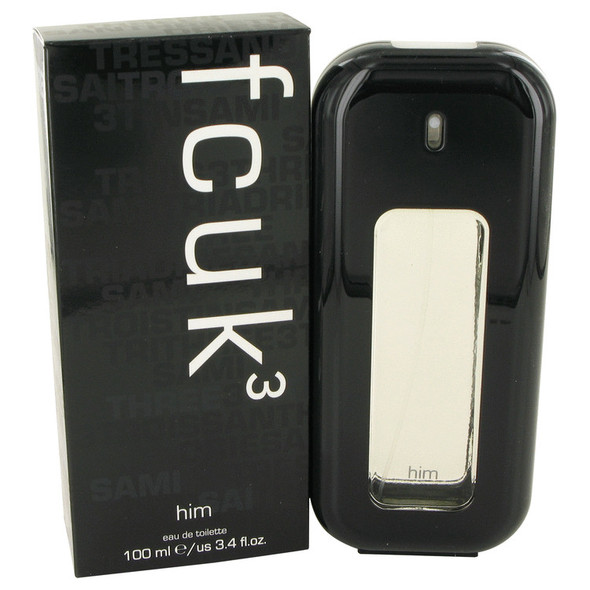 Fcuk 3 by French Connection Eau De Toilette Spray 3.4 oz for Men