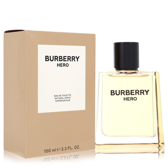 Burberry Hero by Burberry Eau De Toilette Spray (Unboxed) 3.3 oz for Men