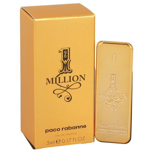 1 Million by Paco Rabanne Mini EDT .17 oz for Men