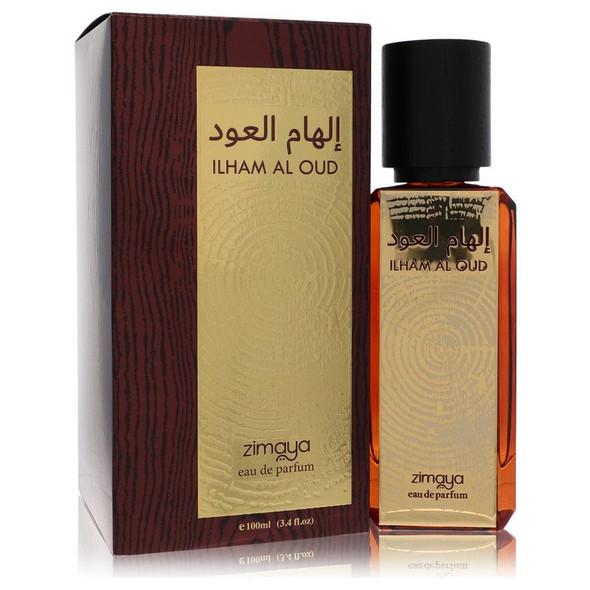 Afnan Zimaya Ilham Al Oud by Afnan Eau De Parfum Spray (Unisex) 3.4 oz for Men