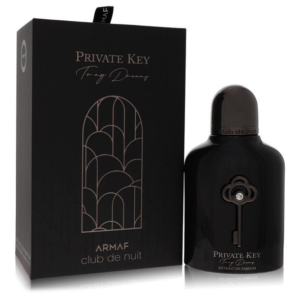 Club De Nuit Private Key To My Dreams by Armaf Extrait De Parfum Spray (Unisex) 3.4 oz for Men