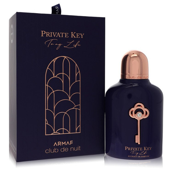Club De Nuit Private Key To My Life by Armaf Extrait De Parfum Spray (Unisex) 3.4 oz for Men