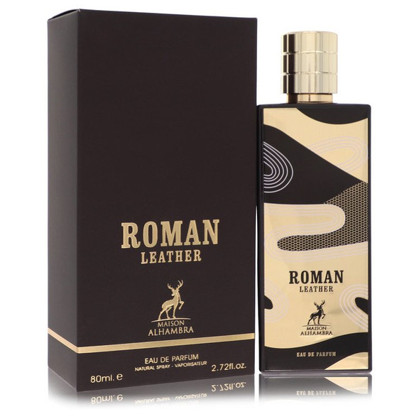 Maison Alhambra Roman Leather by Maison Alhambra Eau De Parfum Spray (Unisex Unboxed) 2.7 oz for Men