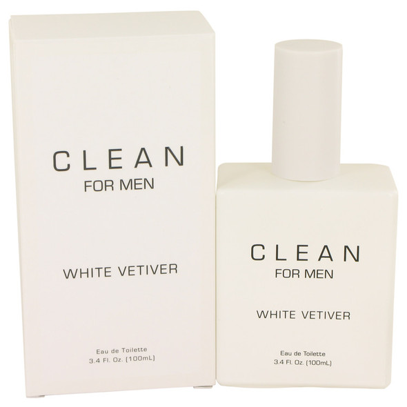 Clean White Vetiver by Clean Eau De Toilette Spray 3.4 oz for Men