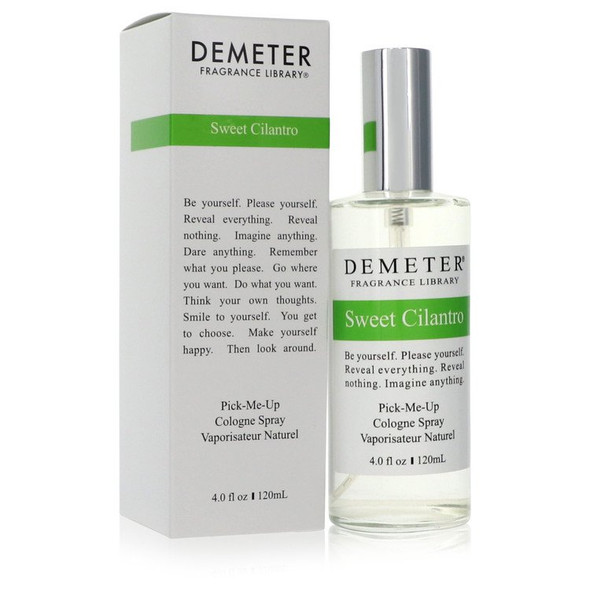 Demeter Sweet Cilantro by Demeter Cologne Spray (Unisex Unboxed) 4 oz for Men