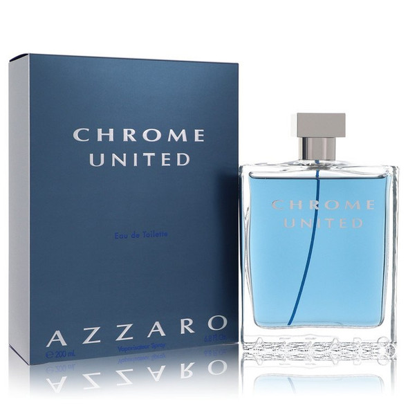 Chrome United by Azzaro Eau De Toilette Spray 6.8 oz for Men