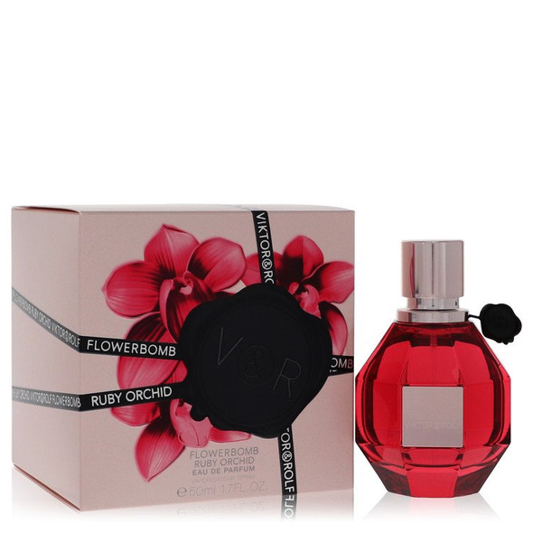 Flowerbomb Ruby Orchid by Viktor & Rolf Eau De Parfum Spray (Unboxed) 3.4 oz for Women