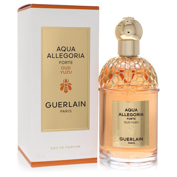 Aqua Allegoria Oud Yuzu by Guerlain Eau De Parfum Spray (Unisex) 4.2 oz for Women