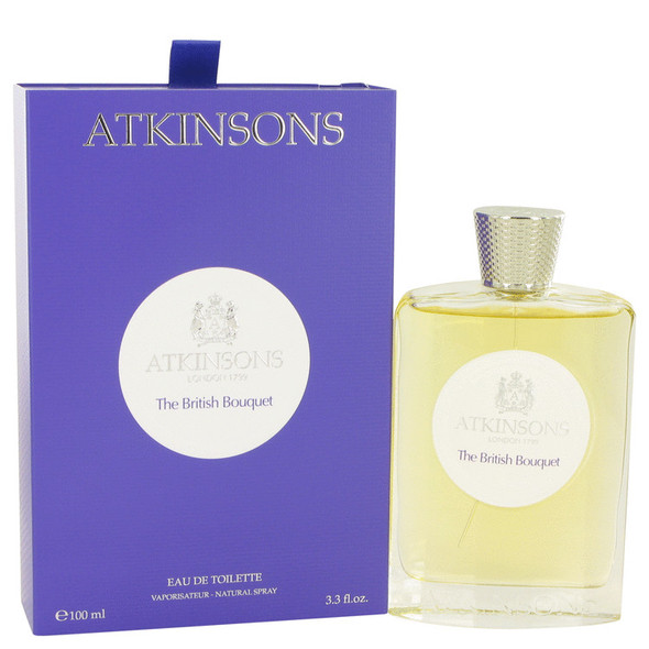 The British Bouquet by Atkinsons Eau De Toilette Spray 3.3 oz for Men