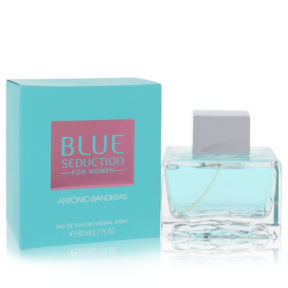 Blue Seduction by Antonio Banderas Eau De Toilette Spray 2.7 oz for Women