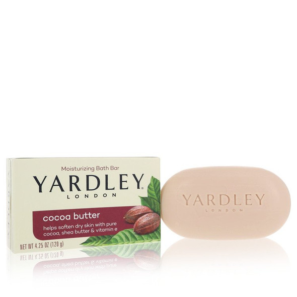 Yardley London Soaps by Yardley London Cocoa Butter Naturally Moisturizing Bath Bar 4.25 oz for Women