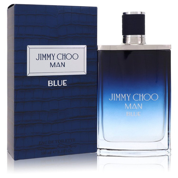 Jimmy Choo Man Blue by Jimmy Choo Eau De Toilette Spray 3.3 oz for Men