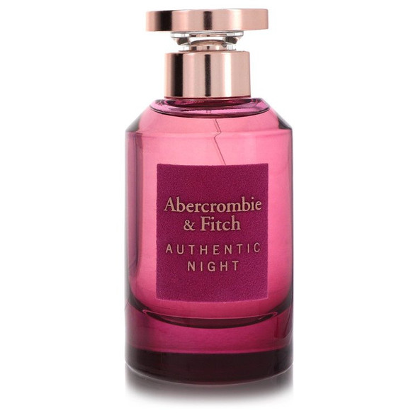 Abercrombie & Fitch Authentic Night by Abercrombie & Fitch Eau De Parfum Spray (Unboxed) 3.4 oz for Women