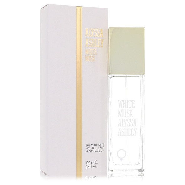 Alyssa Ashley White Musk by Alyssa Ashley Eau De Toilette Spray 3.4 oz for Women