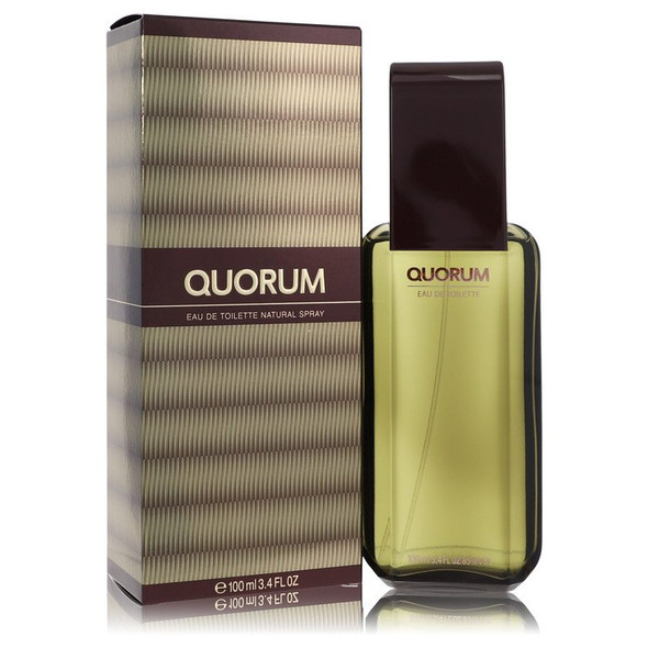 QUORUM by Antonio Puig Eau De Toilette Spray 3.4 oz for Men