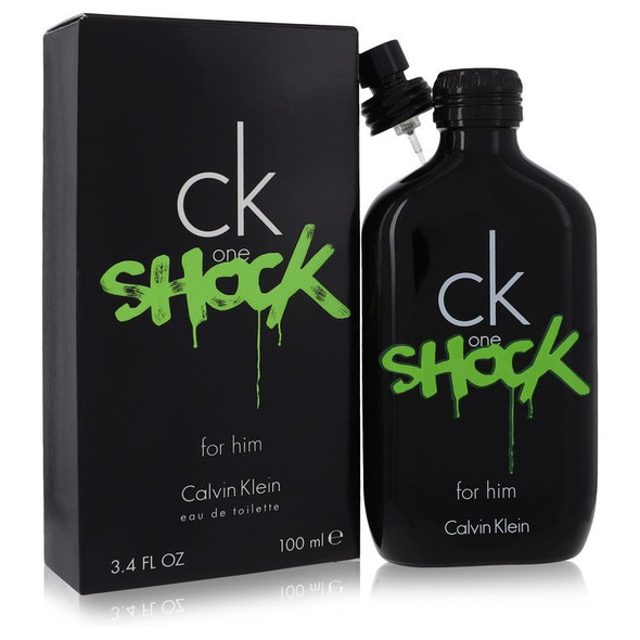 CK One Shock by Calvin Klein Eau De Toilette Spray 3.4 oz for Men