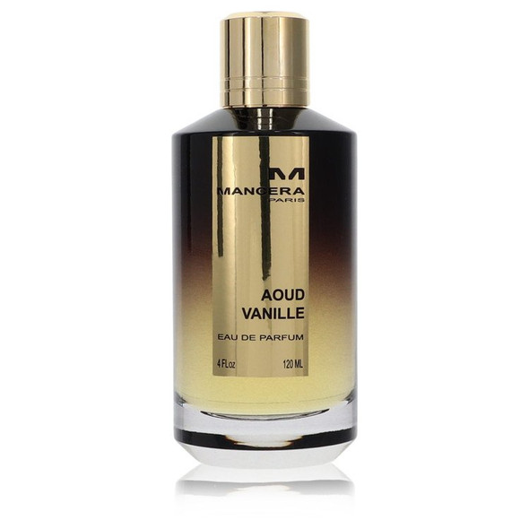 Mancera Aoud Vanille by Mancera Eau De Parfum Spray (Unisex Unboxed) 4 oz for Women