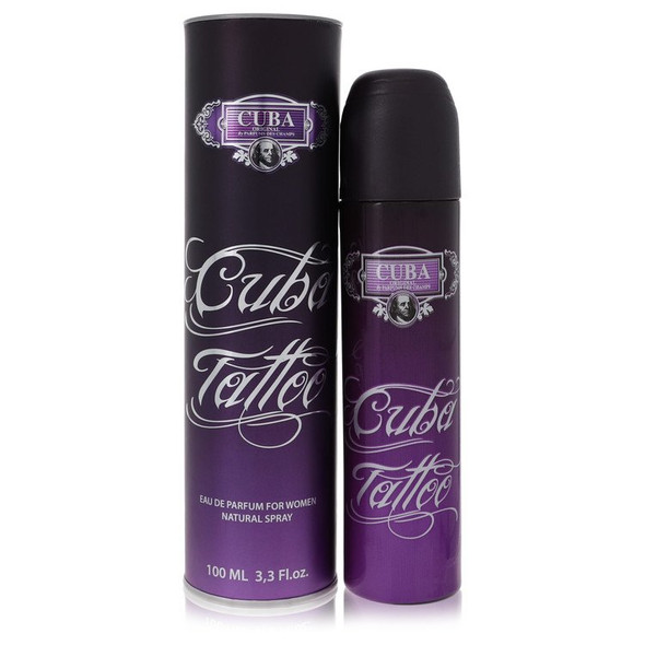 Cuba Tattoo by Fragluxe Eau De Parfum Spray 3.4 oz for Women