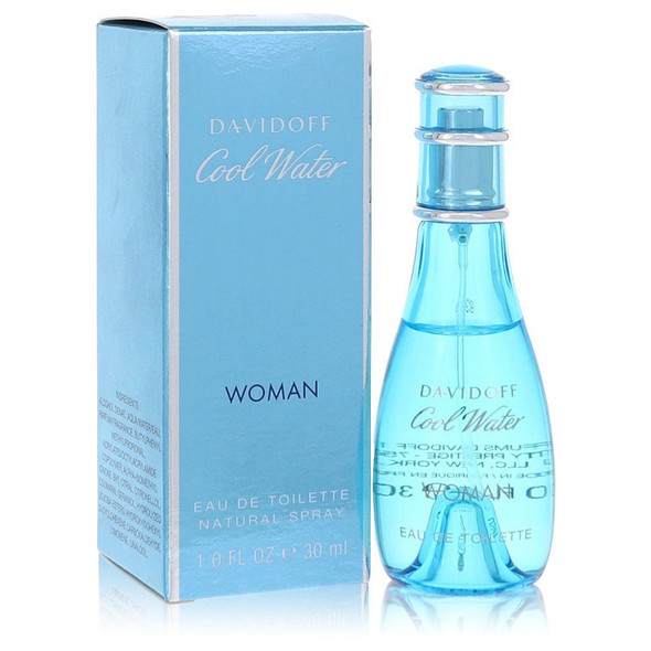 COOL WATER by Davidoff Eau De Toilette Spray 1 oz for Women