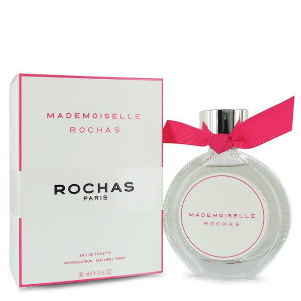 Mademoiselle Rochas by Rochas Eau De Toilette Spray 3 oz for Women