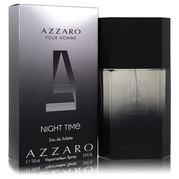 Azzaro Night Time by Azzaro Eau De Toilette Spray 3.4 oz for Men