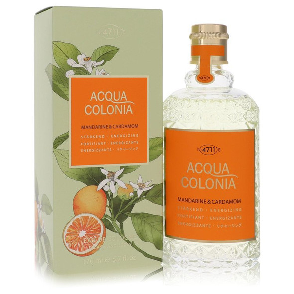 4711 Acqua Colonia Mandarine & Cardamom by 4711 Eau De Cologne Spray (Unisex) 5.7 oz for Women
