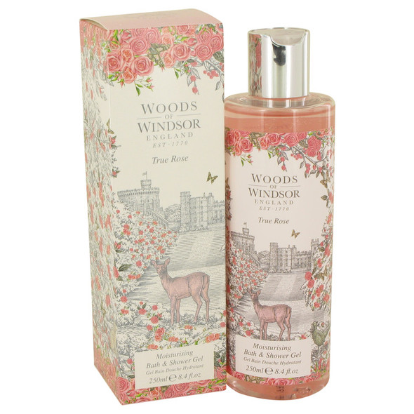 True Rose by Woods of Windsor Shower Gel 8.4 oz for Women