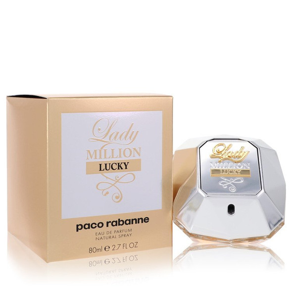 Lady Million Lucky by Paco Rabanne Eau De Parfum Spray 2.7 oz for Women