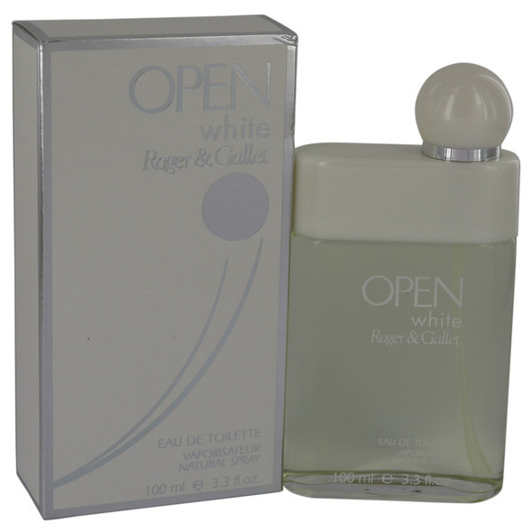 Open White by Roger & Gallet Eau De Toilette Spray 3.3 oz for Men