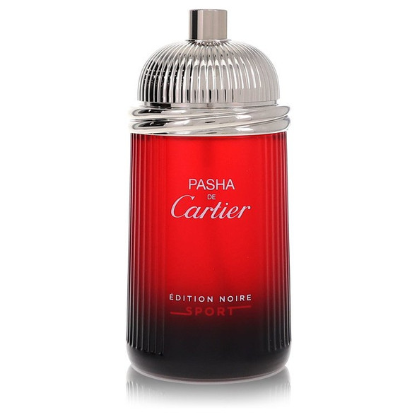 Pasha De Cartier Noire Sport by Cartier Eau De Toilette Spray (Tester) 3.3 oz for Men