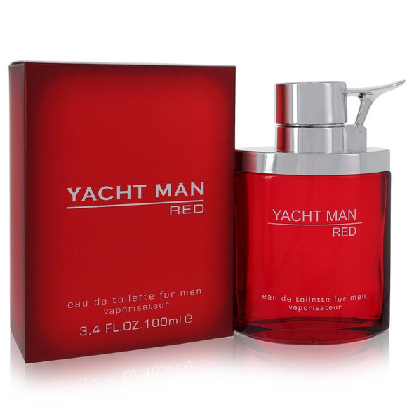 Yacht Man Red by Myrurgia Eau De Toilette Spray 3.4 oz for Men