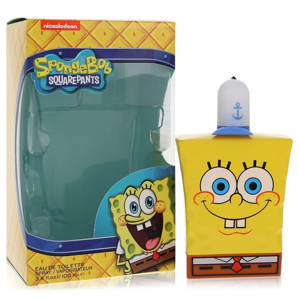 Spongebob Squarepants by Nickelodeon Eau De Toilette Spray (New Packaging) 3.4 oz for Men